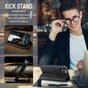Caseme Retro Wallet Case compatible avec iPhone 15 Pro - noir