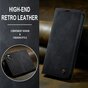 Caseme Retro Wallet Case compatible avec iPhone 15 Pro - noir
