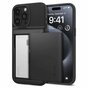 Coque Spigen Slim Armor CS compatible avec iPhone 15 Pro - noire
