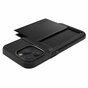 Coque Spigen Slim Armor CS compatible avec iPhone 15 Pro - noire