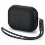 Spigen Silicone Fit Strap Case cover compatible avec AirPods Pro - noir