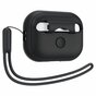 Spigen Silicone Fit Strap Case cover compatible avec AirPods Pro - noir