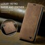 Caseme Retro Wallet Case housse pour iPhone 15 - marron