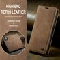 Caseme Retro Wallet Case compatible avec iPhone 15 Plus - marron
