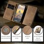 Caseme Retro Wallet Case compatible avec iPhone 15 Pro - marron
