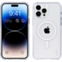 Coque magn&eacute;tique SoSkild Defend compatible avec iPhone 15 Pro Max - Transparente