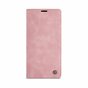 &Eacute;tui portefeuille r&eacute;tro Caseme pour iPhone 15 Plus - Rose