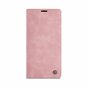 &Eacute;tui portefeuille r&eacute;tro Caseme compatible avec iPhone 15 Pro - Rose