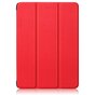 Housse en plastique &agrave; trois volets compatible avec iPad 10e g&eacute;n&eacute;ration 10,9 pouces 2022 - rouge