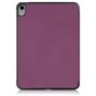 Housse en cuir artificiel &agrave; trois volets compatible avec iPad 10e g&eacute;n&eacute;ration 10,9 pouces 2022 - violet