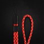 Bracelet De Corde En Nylon R&eacute;glable Anti-Perte compatible avec T&eacute;l&eacute;phone / Appareil Photo / AirPods - Rouge