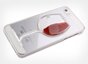 &Eacute;tui &agrave; vin Transparent compatible avec iPhone 5 5s SE 2016, couvercle en verre &agrave; vin, &eacute;tui rigide &agrave; vin rouge