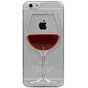&Eacute;tui &agrave; vin compatible avec iPhone 6 Plus et 6s Plus, coque transparente, &eacute;tui rigide en verre &agrave; vin