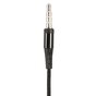 Fermeture &agrave; glissi&egrave;re noire &Eacute;couteurs intra-auriculaires Bouton de microphone Fermeture &agrave; glissi&egrave;re