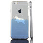 Coque ours polaire compatible avec iPhone 6 Plus 6s Plus Coque transparente en TPU ours polaire