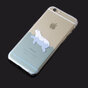 Coque ours polaire compatible avec iPhone 6 Plus 6s Plus Coque transparente en TPU ours polaire