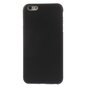 Coque en TPU noire unie compatible avec iPhone 6 Plus 6s Plus Housse en silicone Noir
