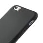 Coque en TPU noire unie compatible avec iPhone 6 Plus 6s Plus Housse en silicone Noir