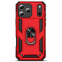 Coque iPhone 17 Pro Max Rouge &ndash; Coque Armor Antichoc avec Support Anneau M&eacute;tallique (Compatible avec iPhone 17 Pro Max)