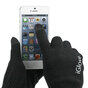 Gants tactiles iGlove compatible avec iPhone &eacute;cran tactile noir