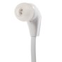 Langston &Eacute;couteurs Intra-Auriculaires C&acirc;ble Plat 3,5 mm &Eacute;couteurs Blancs Bouton Micro C&acirc;ble Nouilles