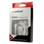 &Eacute;couteurs intra-auriculaires Langston C&acirc;ble plat 3,5 mm Micro &eacute;couteurs blanc C&acirc;ble Noodle