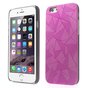 Coque triangulaire en aluminium compatible avec iPhone 6 Plus 6s Plus Coque rigide rose Coque triangulaire