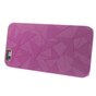 Coque triangulaire en aluminium compatible avec iPhone 6 Plus 6s Plus Coque rigide rose Coque triangulaire