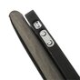 &Eacute;tui et portefeuille en cuir noir compatible avec iPhone 5 5s SE 2016