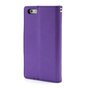 Violet Mercury Goospery portefeuille biblioth&egrave;que compatible avec iPhone 5 5s SE 2016 &eacute;tui en cuir d&#039;origine - portefeuille