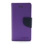 Violet Mercury Goospery portefeuille biblioth&egrave;que compatible avec iPhone 5 5s SE 2016 &eacute;tui en cuir d&#039;origine - portefeuille