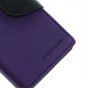 Violet Mercury Goospery portefeuille biblioth&egrave;que compatible avec iPhone 5 5s SE 2016 &eacute;tui en cuir d&#039;origine - portefeuille