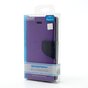 Violet Mercury Goospery portefeuille biblioth&egrave;que compatible avec iPhone 5 5s SE 2016 &eacute;tui en cuir d&#039;origine - portefeuille