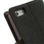 &Eacute;tui portefeuille Original Mercury Goospery Bookcase case iPhone 5 5s SE 2016 Black Brown wallet