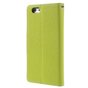 Housse de biblioth&egrave;que portefeuille vert Mercury Goospery d&#039;origine adapt&eacute;e au portefeuille en cuir iPhone 6 6s