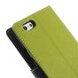 Housse de biblioth&egrave;que portefeuille vert Mercury Goospery d&#039;origine adapt&eacute;e au portefeuille en cuir iPhone 6 6s
