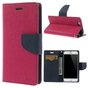 Etui Portefeuille Rose Mercury Goospery Bookcase Case iPhone 6 6s Original Leather - portefeuille