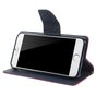 &Eacute;tui portefeuille rose Mercury Goospery Bookcase compatible avec iPhone 6 6s Cuir d&#039;origine - portefeuille