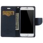 &Eacute;tui portefeuille rose Mercury Goospery Bookcase compatible avec iPhone 6 6s Cuir d&#039;origine - portefeuille