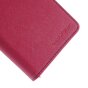 &Eacute;tui portefeuille rose Mercury Goospery Bookcase compatible avec iPhone 6 6s Cuir d&#039;origine - portefeuille