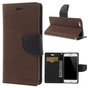 &Eacute;tui portefeuille Original Mercury Goospery Bookcase case iPhone 6 6s Brown black wallet