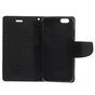 &Eacute;tui portefeuille Original Mercury Goospery Bookcase compatible avec iPhone 6 6s Marron noir portefeuille