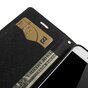 &Eacute;tui portefeuille Original Mercury Goospery Bookcase compatible avec iPhone 6 6s Marron noir portefeuille