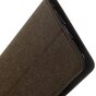 Mercury Goospery Bookcase &eacute;tui compatible avec iPhone 6 Plus 6s Plus &Eacute;tui portefeuille Marron noir portefeuille