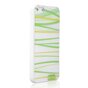 Coque Comma vert blanc compatible avec iPhone 5/5s et SE 2016 coque rigide design herbe