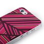 S&eacute;rie GGMM IML la coque compatible avec iPhone 5 5s SE 2016 - Lignes de coque rigide rose