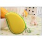 Bo&icirc;te de rangement pour &eacute;couteurs Forme mangue Bo&icirc;te de protection pour &eacute;couteurs Jaune vert