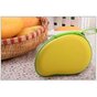 Bo&icirc;te de rangement pour &eacute;couteurs Forme mangue Bo&icirc;te de protection pour &eacute;couteurs Jaune vert