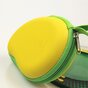 Bo&icirc;te de rangement pour &eacute;couteurs Forme mangue Bo&icirc;te de protection pour &eacute;couteurs Jaune vert