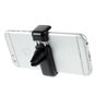 Support de voiture universel noir grille de Ventilation support de voiture de t&eacute;l&eacute;phone compatible avec iPhone/Samsung